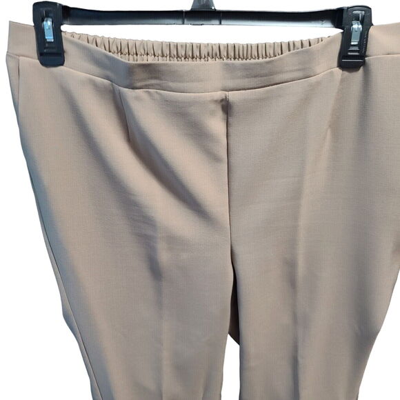 Allison Daley Womens Pants Brown Size 18W Polyester Blend Stretch Pockets - Picture 2 of 11